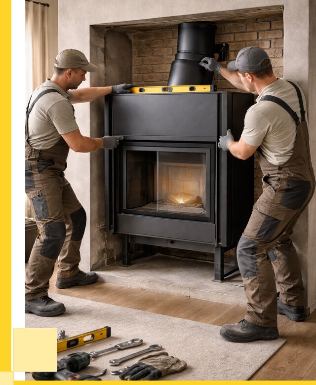 Установка каминных топок в Балтийске под ключ от 18351 р. | ЭриданБлт