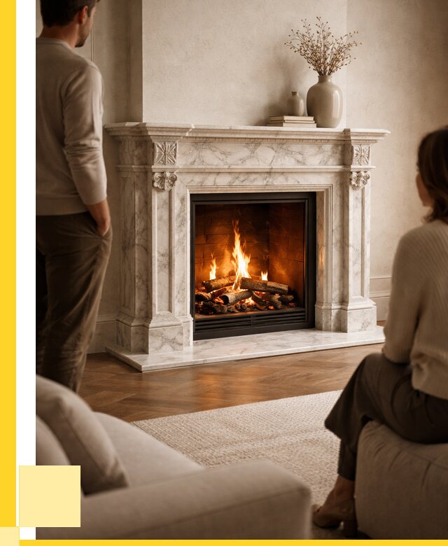 Мраморные камины под ключ в Балтийске от 254875 р. | ЭриданБлт