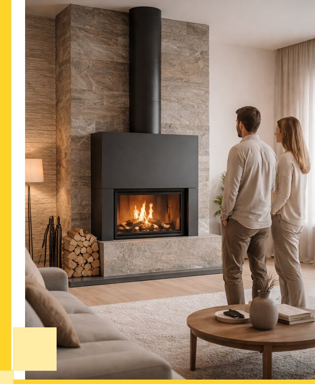 Закрытые камины под ключ в Балтийске от 122340 р., ЭриданБлт