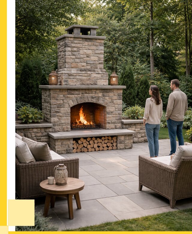 Уличные камины из кирпича в Балтийске от 152925 р. | ЭриданБлт