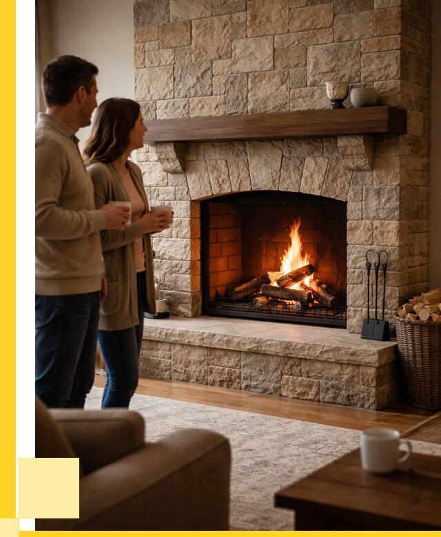 Каменные камины на заказ в Балтийске от 183510 р. | ЭриданБлт