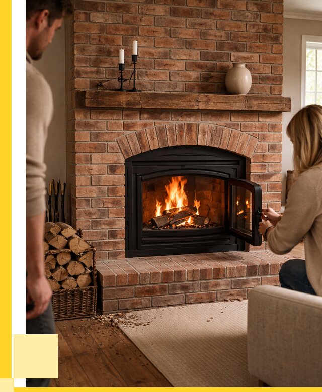 Кирпичные камины под ключ в Балтийске от 152925 р. | ЭриданБлт