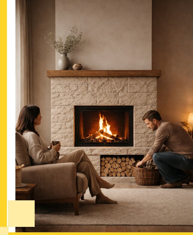 Камины для дома в Балтийске под ключ от 152925 р. | ЭриданБлт