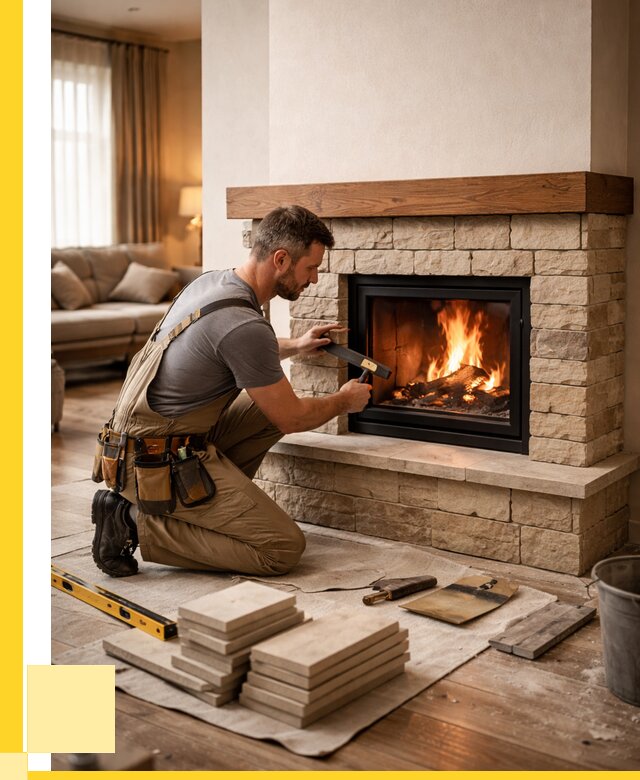 Строительство каминов в Балтийске от 152925 р., ЭриданБлт - под ключ