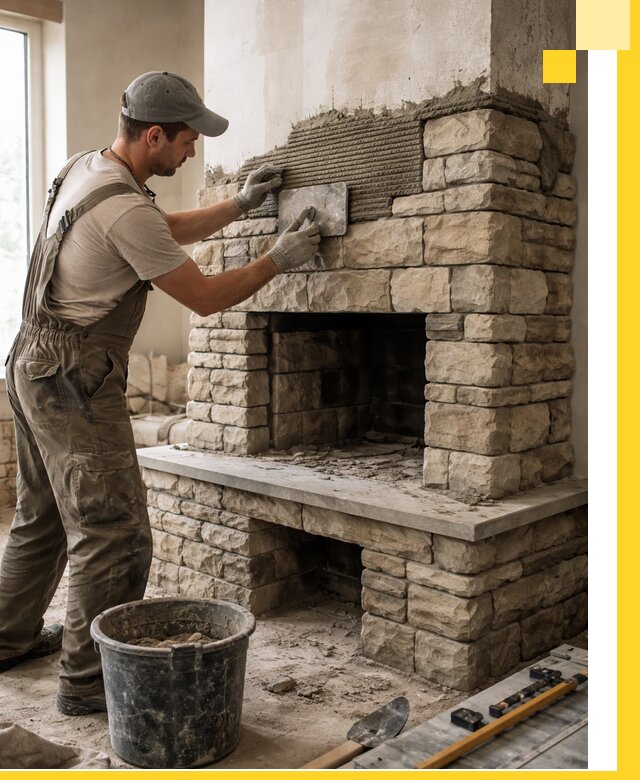 Строительство каминов под ключ в Балтийске от проектирования до монтажа