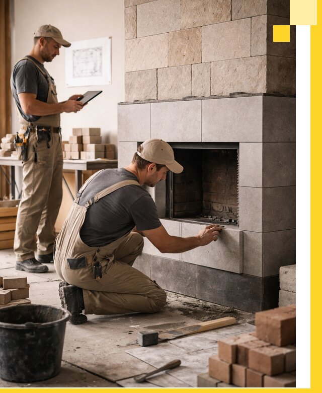 Индивидуальные проекты каминов и каминных систем в Балтийске