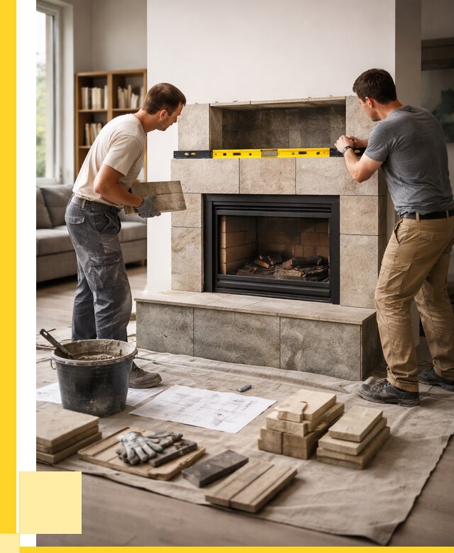 Монтаж каминов и установка в Балтийске от 45878 р. | ЭриданБлт