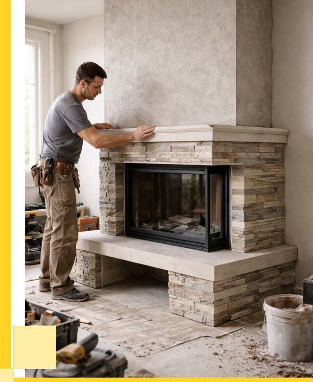 Изготовление каминов под ключ в Балтийске от 152925 р. | ЭриданБлт