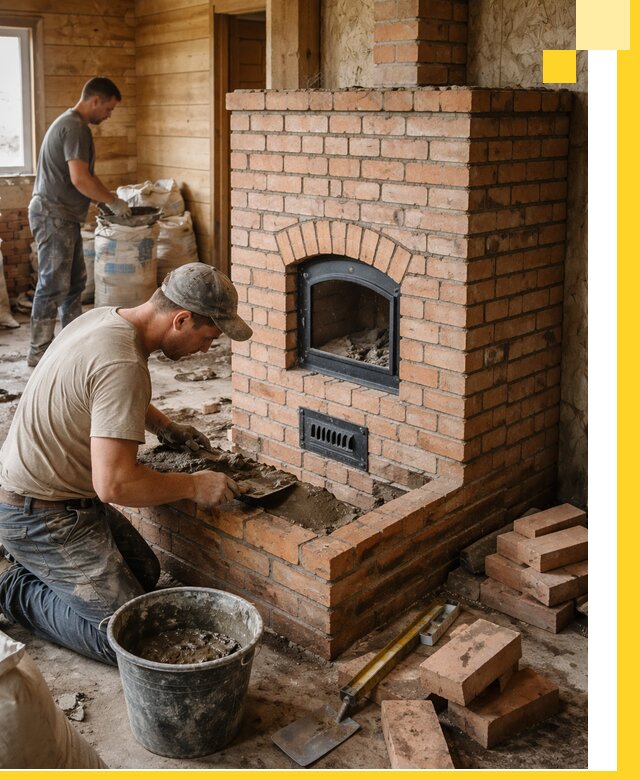 Профессиональное строительство печей в Балтийске под ключ