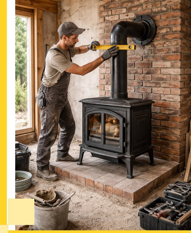 Монтаж печей установка банной печи в Балтийске от 15293 р. | ЭриданБлт