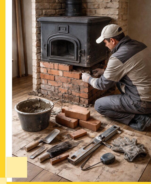 Ремонт печей в Балтийске от 12234 р., услуги печника ЭриданБлт