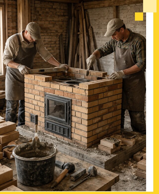 Изготовление и установка варочных печей под ключ в Балтийске