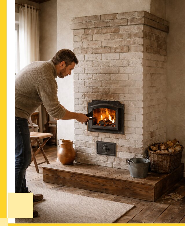 Печь голландка из кирпича в Балтийске от 86658 р. | ЭриданБлт