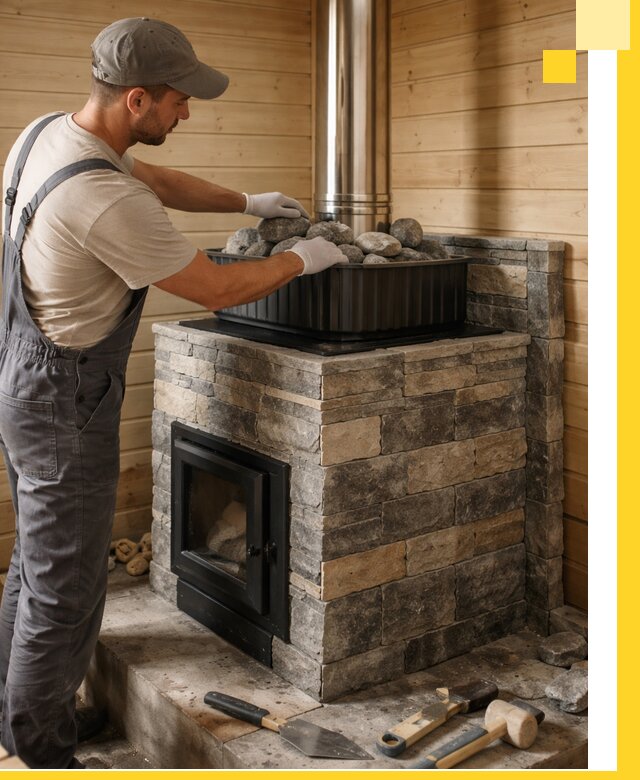 Печи для парной в Балтийске, производство, монтаж и обслуживание