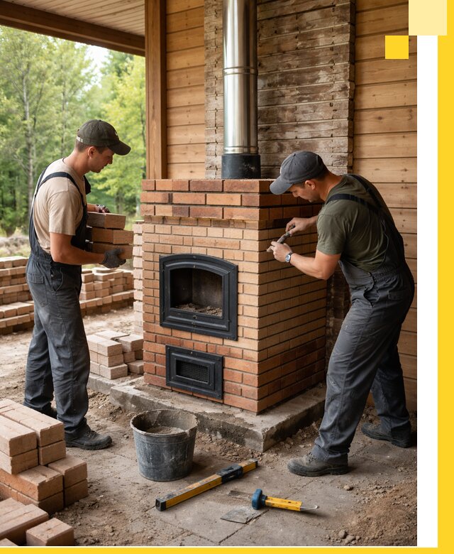 Производство и установка дачных печей под ключ в Балтийске