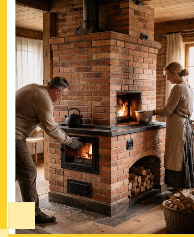 Печи для загородного дома под ключ в Балтийске от 81560 р. | ЭриданБлт