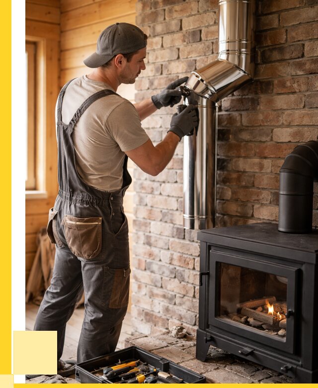 Монтаж дымоходов для печей в Балтийске от 7646 р. | ЭриданБлт
