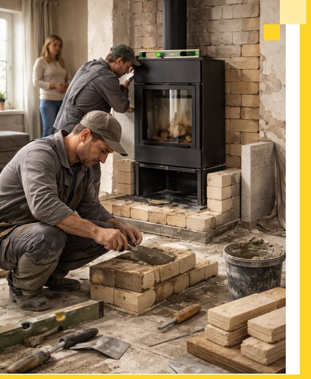 Печи и камины под ключ: проект, установка в Балтийске