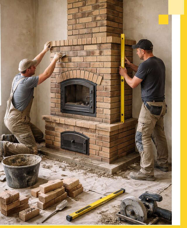 Продажа и установка печей и каминов для дома под ключ в Балтийске