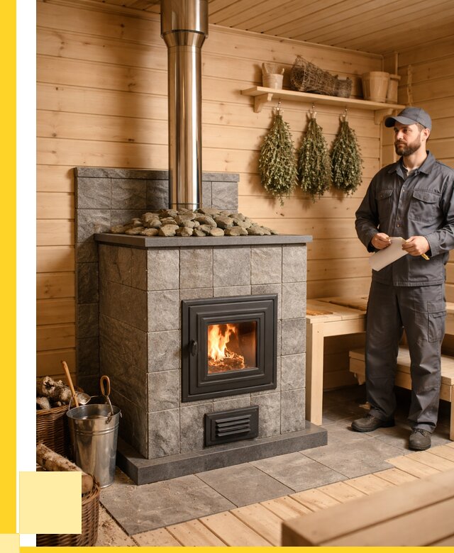 Печи для бани под ключ в Балтийске от 122340 р. | ЭриданБлт