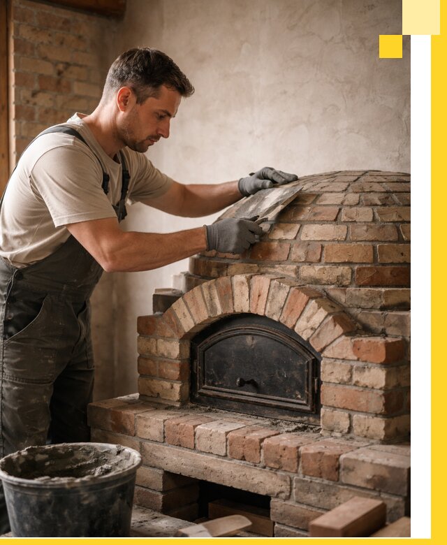 Изготовление и монтаж помпейских печей на заказ в Балтийске