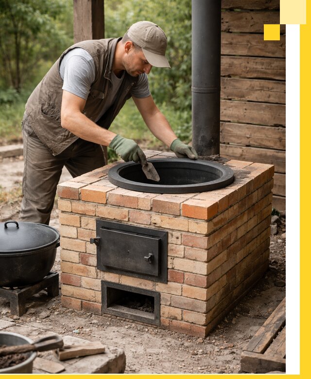 Изготовление и установка печей для казана в Балтийске под ключ