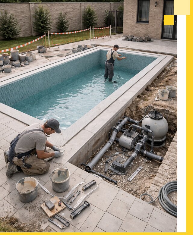 Строительство бассейнов под ключ в Балтийске: проекты и монтаж