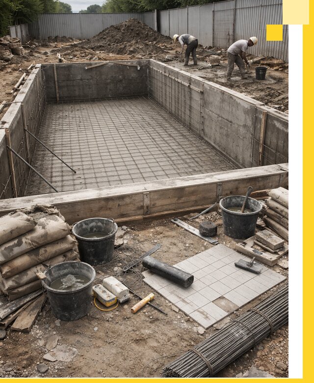 Строительство бассейнов под ключ в Балтийске, дизайн и монтаж