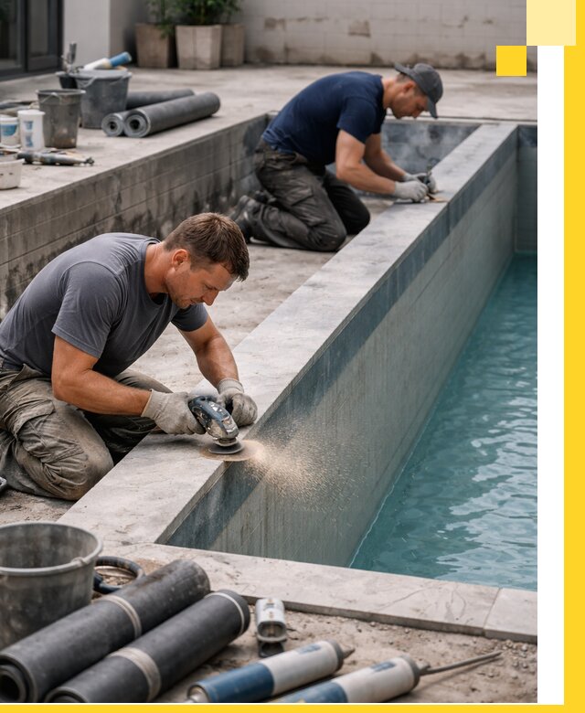 Профессиональный ремонт бассейнов под ключ в Балтийске