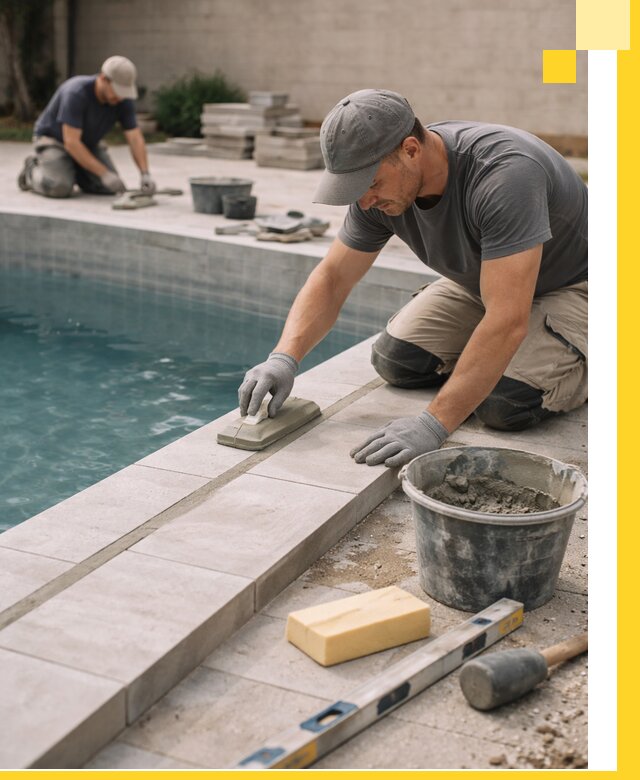 Отделка бассейнов в Балтийске: декоративная отделка и гидроизоляция