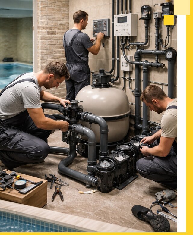 Комплексное оборудование для бассейнов под ключ в Балтийске