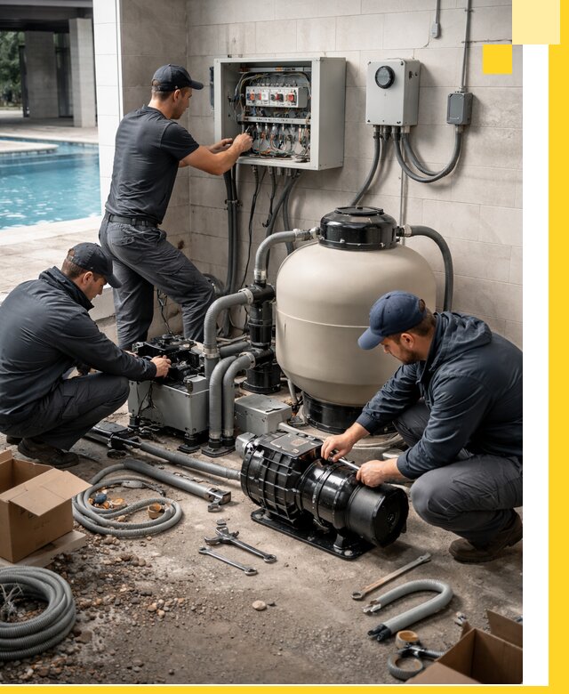 Профессиональный монтаж оборудования для бассейнов в Балтийске