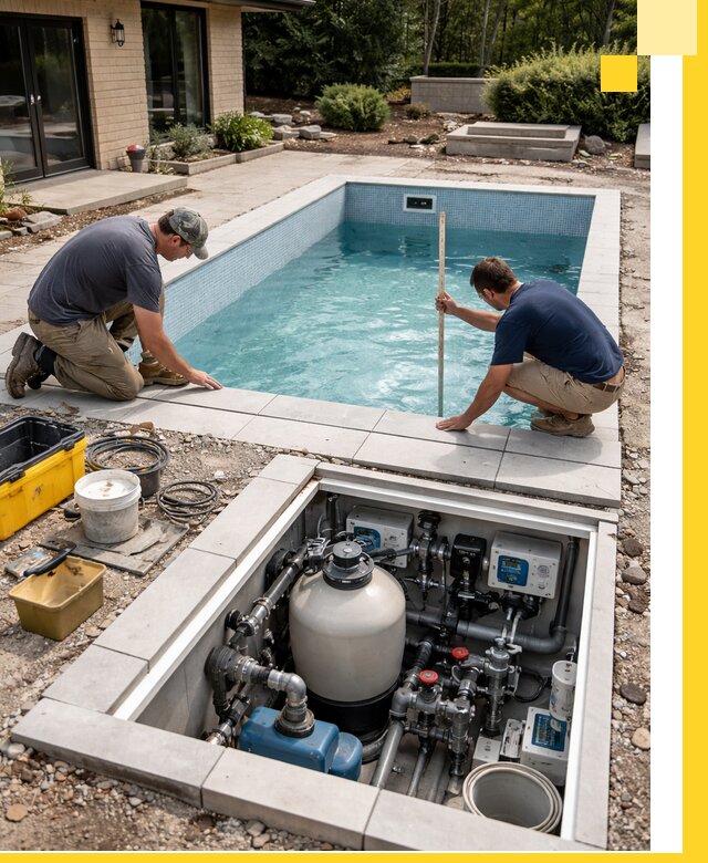 Строительство качественных домашних бассейнов под ключ в Балтийске