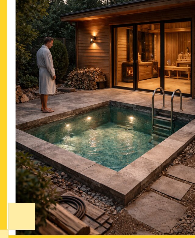 Бани с бассейном под ключ в Балтийске от 96853 р. | ЭриданБлт