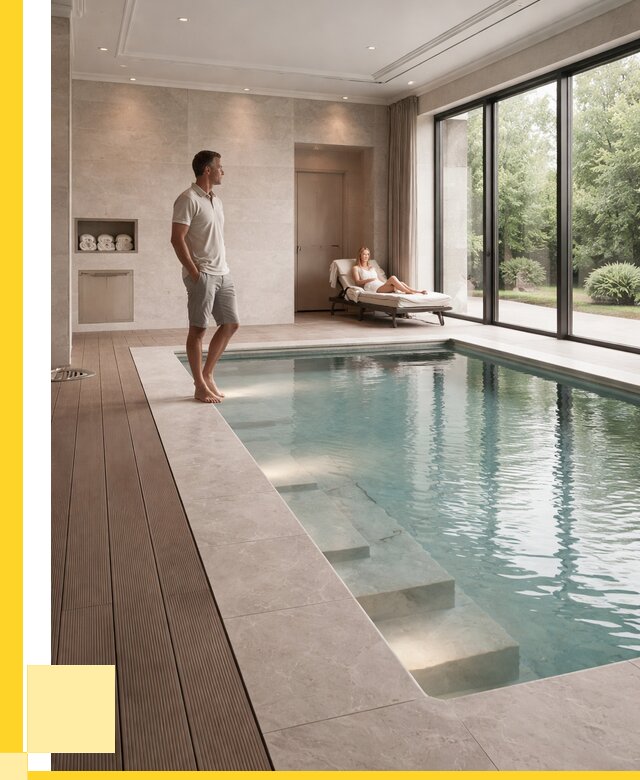 Бассейны в коттедже под ключ в Балтийске от 1223400 р. | ЭриданБлт