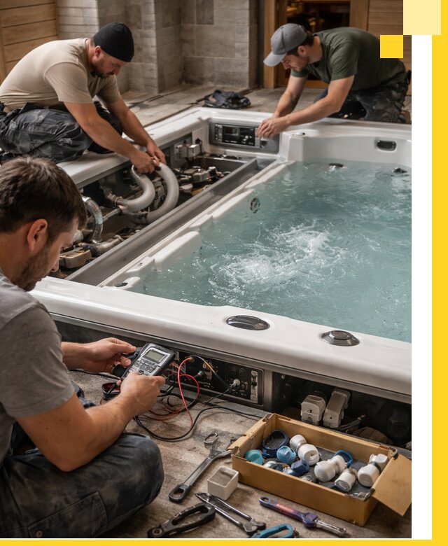 Гидромассажные бассейны под ключ в Балтийске, дизайн и монтаж