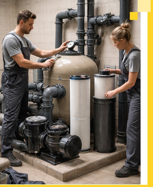 Фильтры и системы фильтрации для бассейнов в Балтийске