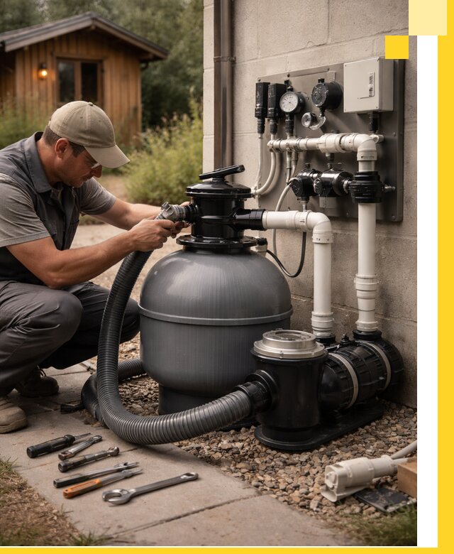 Продажа и монтаж фильтров и насосов для бассейнов в Балтийске