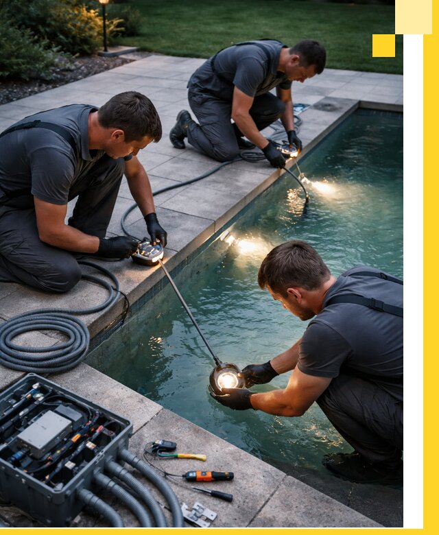 Профессиональное освещение бассейнов в Балтийске: дизайн и монтаж