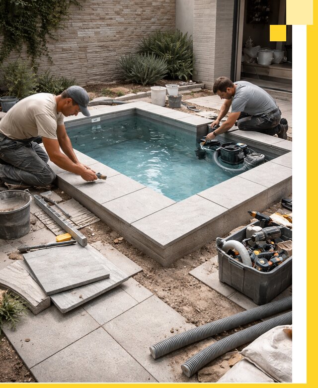 Мини бассейны под ключ в Балтийске, дизайн и установка