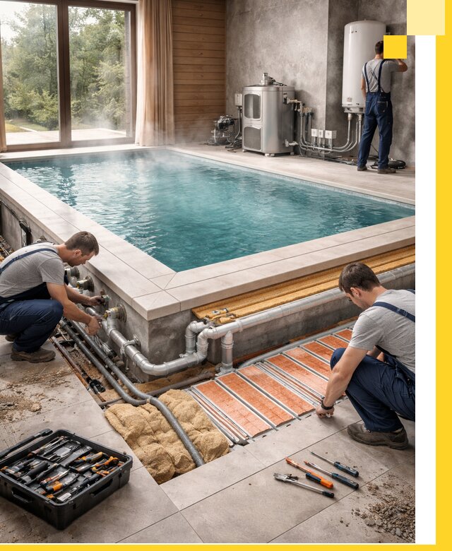 Проектирование и строительство тёплых бассейнов в Балтийске