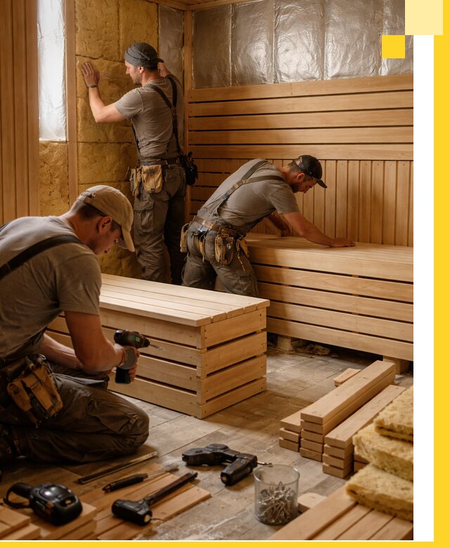 Профессиональное строительство саун под ключ в Балтийске