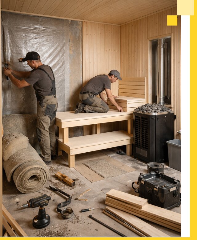 Проекты саун под ключ в Балтийске дизайн и строительство