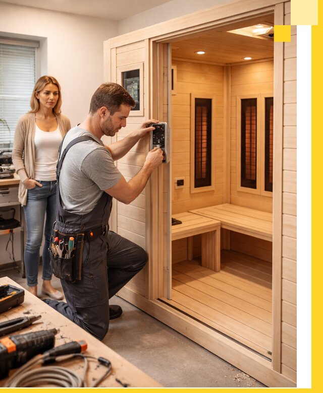 Инфракрасные сауны под ключ в Балтийске продажа и установка