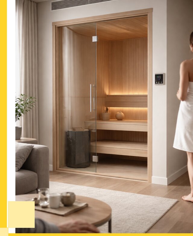 Сауна в квартире под ключ в Балтийске от 122340 р. ЭриданБлт