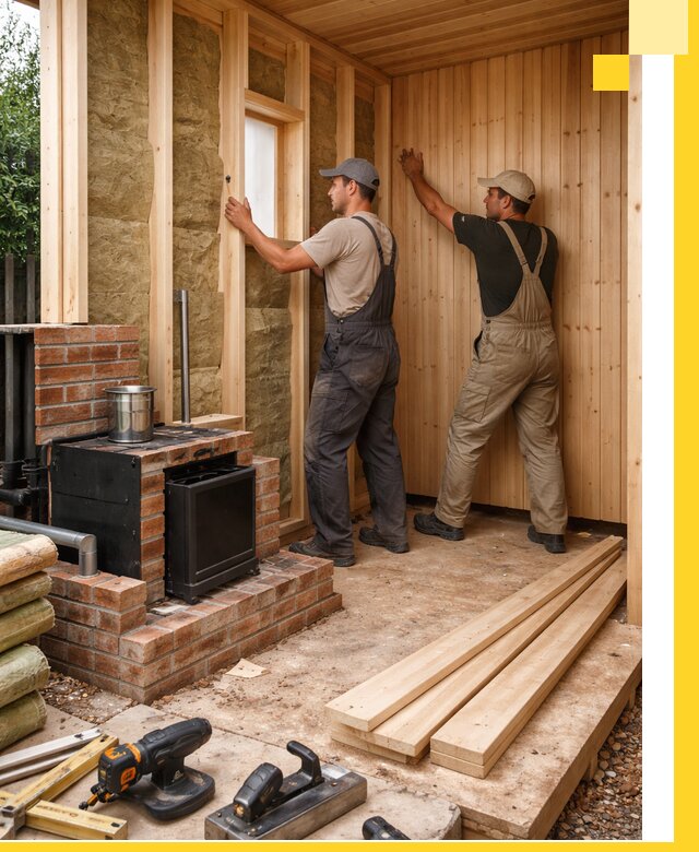 Строительство и установка дачных саун под ключ в Балтийске