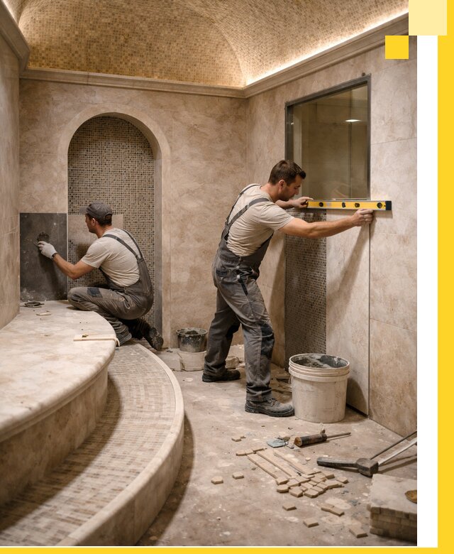 Проектирование и строительство саун с хамамом под ключ в Балтийске