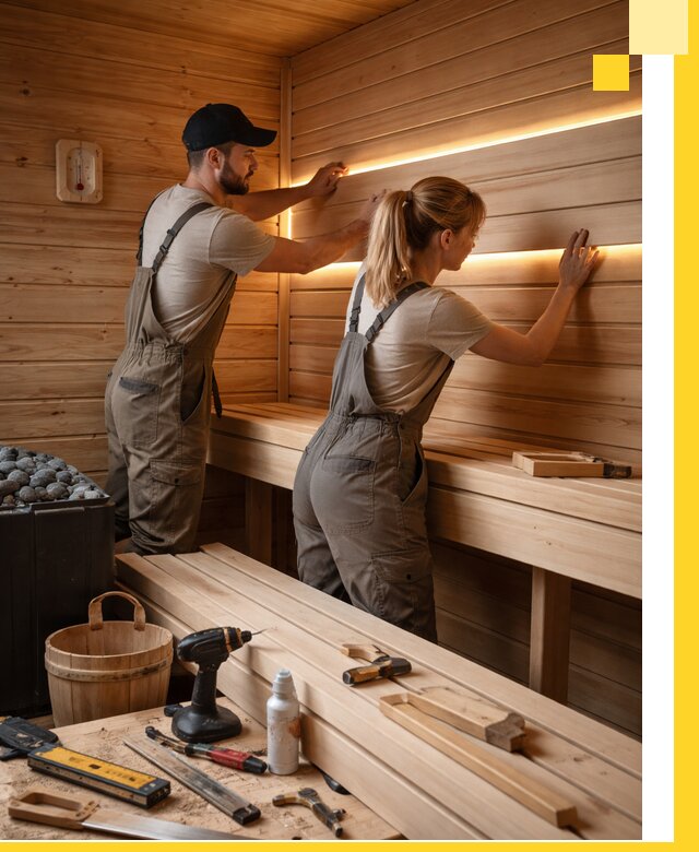 Дизайн саун и бань под ключ с индивидуальным проектом в Балтийске