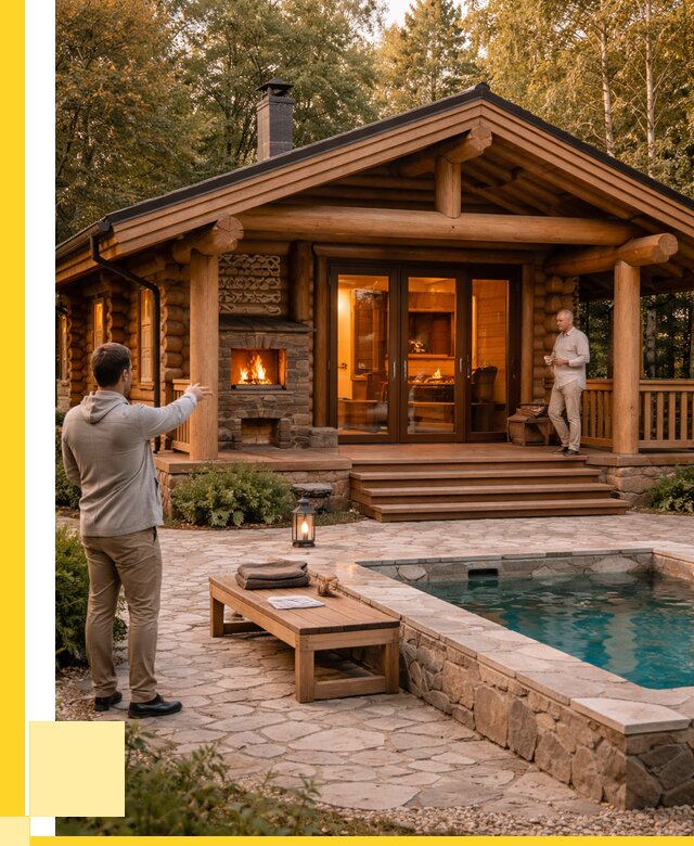 Проекты бань и хамам в Балтийске от 25488 р. | ЭриданБлт