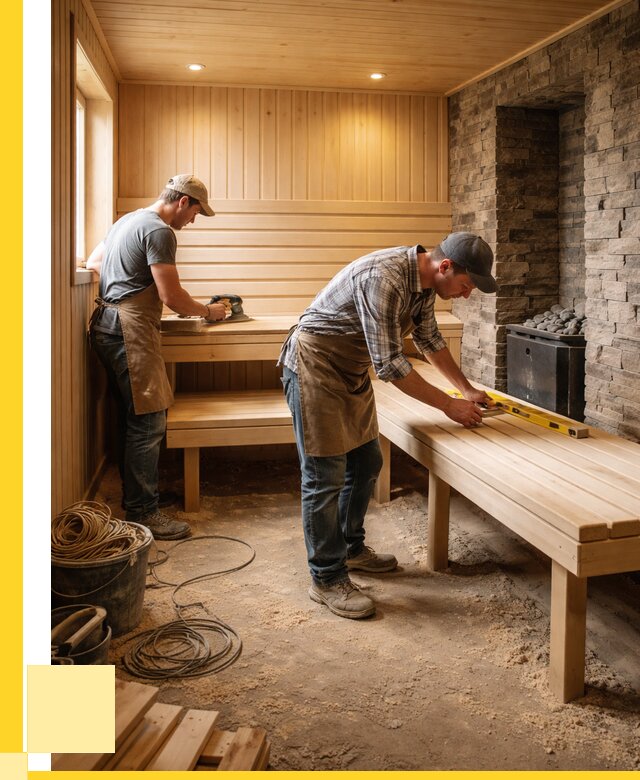 Отделка бани в Балтийске: внутренняя отделка от 3059 р. | ЭриданБлт